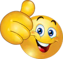 clip art of a yellow smiley giving the thumbs up (sometimes referred to as verygood or happypete)